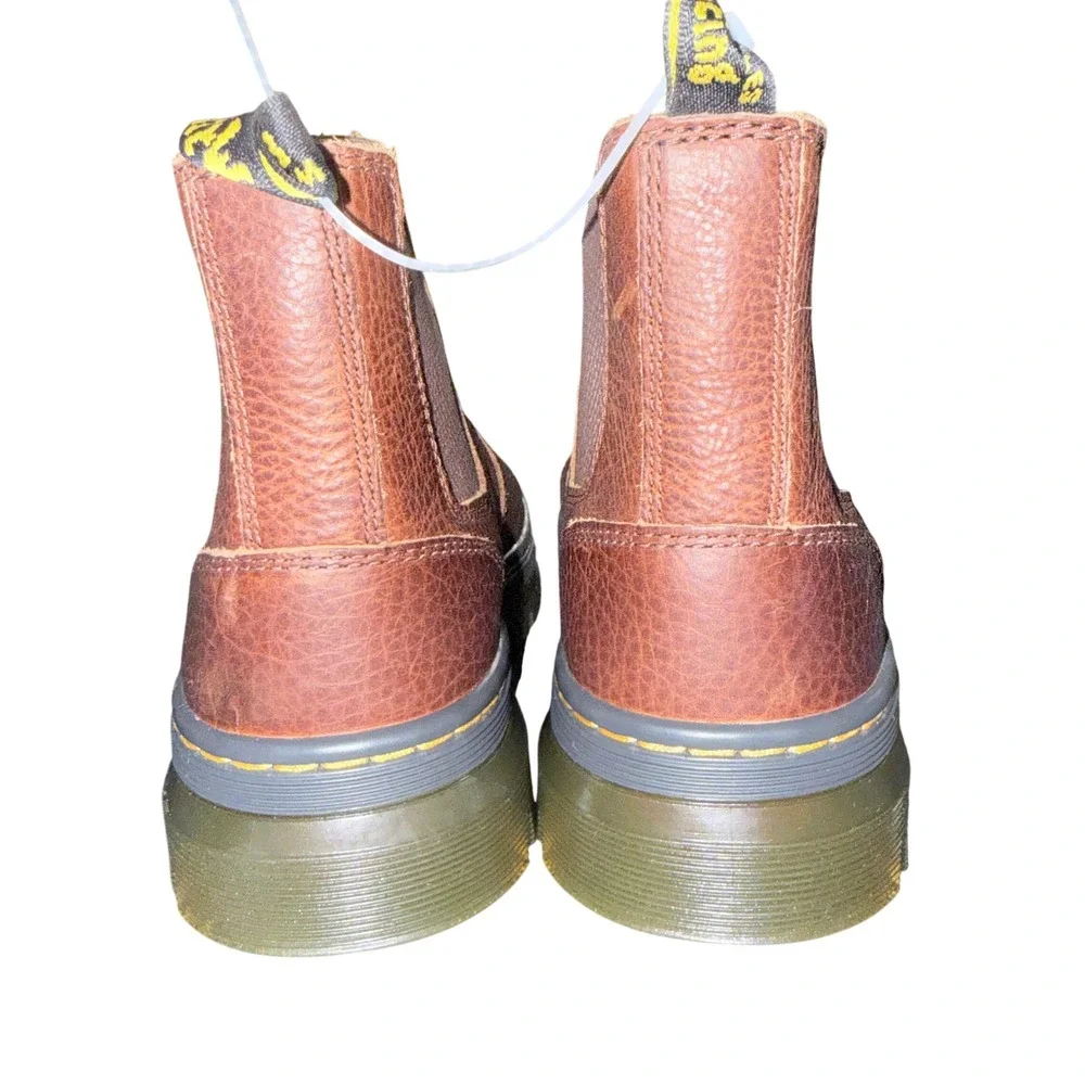 Dr. Martens Embury Ambassador Chelsea Boots Brown‎ Leather Mens 5 Womens 6 NEW